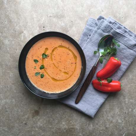 Recipe Soupe au poivron rouge