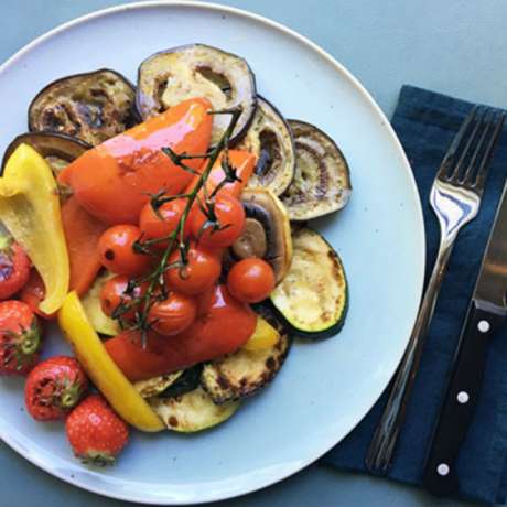 Recipe Grilled vegetables and Vinaigrette with Spices