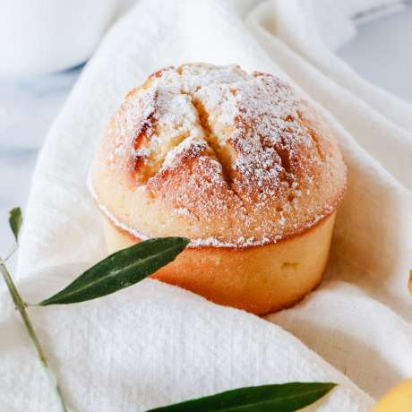 Recipe Mini cakes au citron et à l’huile d’olive