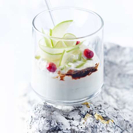 Recipe Verrine tartare de chèvre
