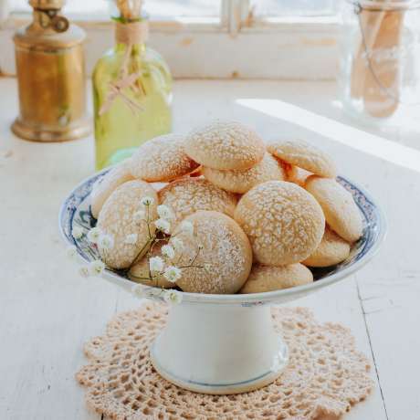 Recipe Soft cookies with olive oil & lemon