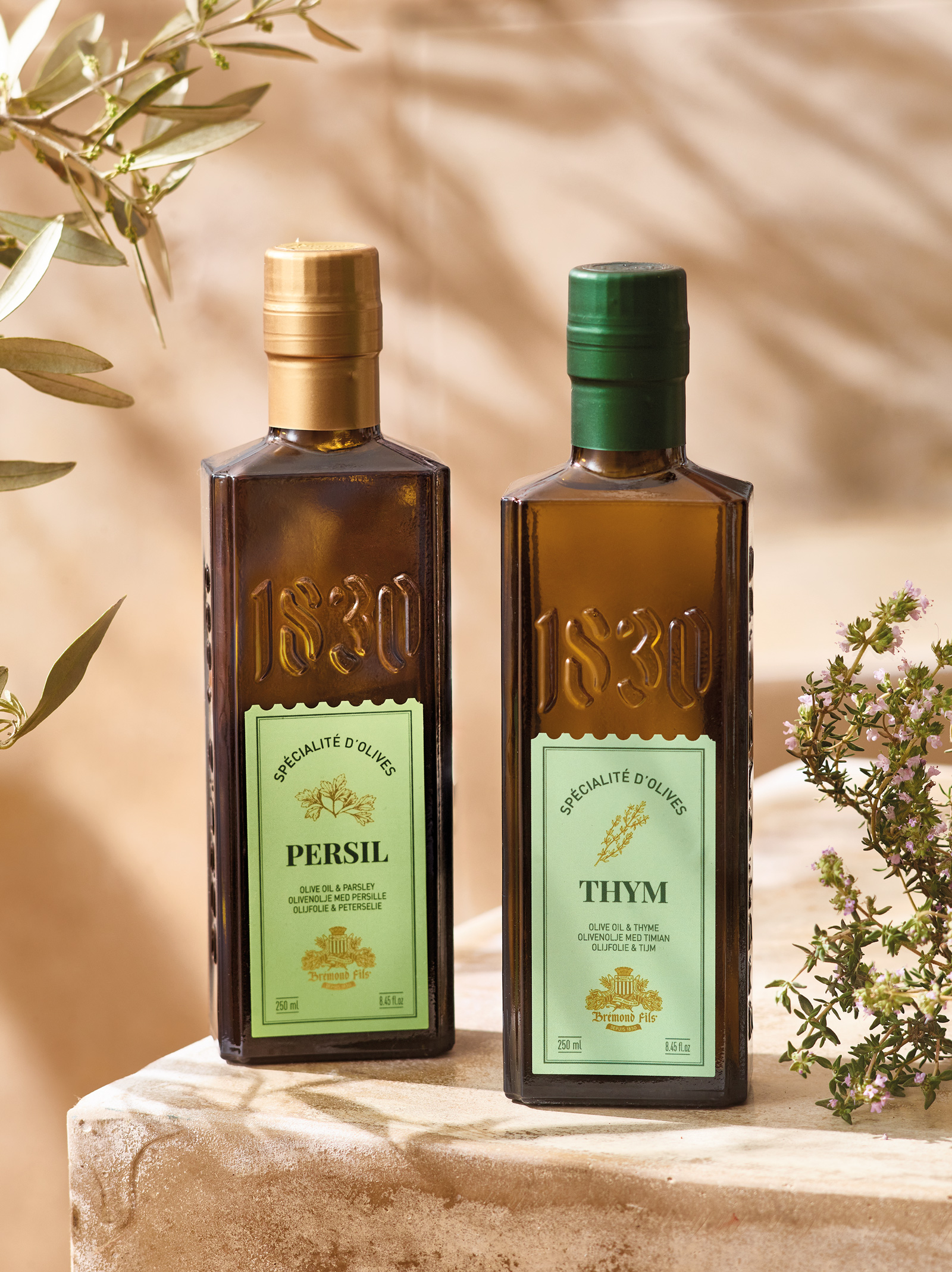 huiles thym et persil