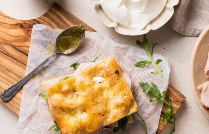 Sandwich italien au pesto genovese