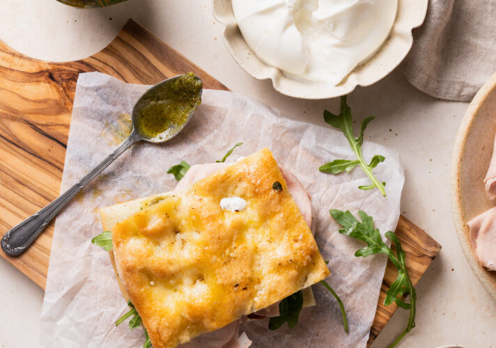 Sandwich italien au pesto genovese