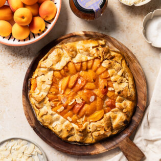 recette tarte abricot lavande