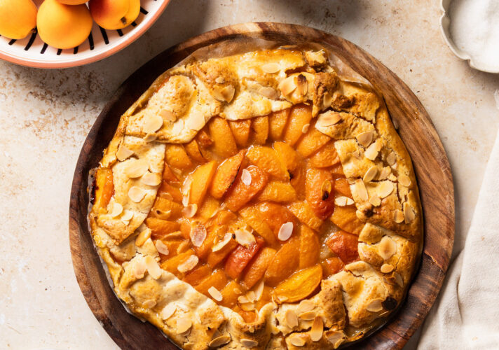 recette tarte abricot lavande