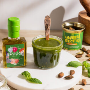 Recette pesto par maison Brémond
