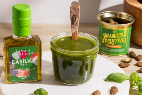 Recette pesto par maison Brémond