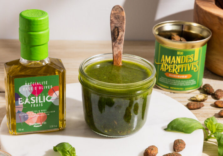 Recette pesto par maison Brémond
