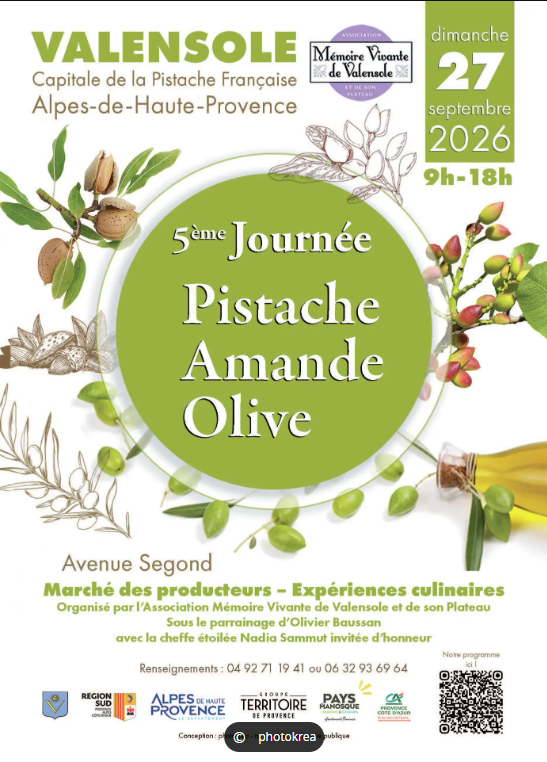 5e journée de la pistache de l'amande et de l'olive